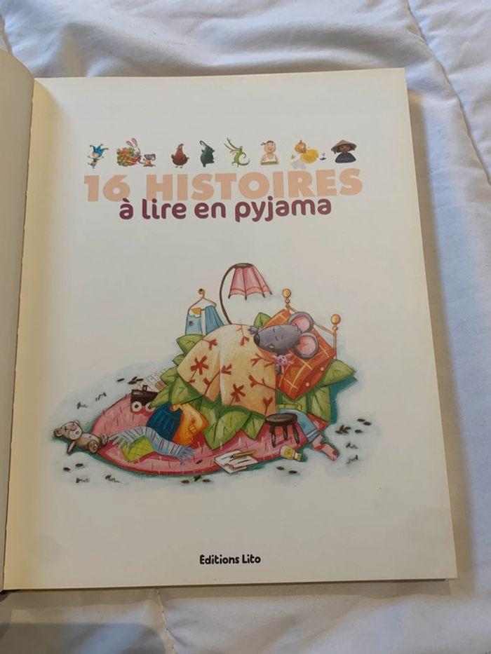 Livre 16 histoires à lire en pyjama - photo numéro 4