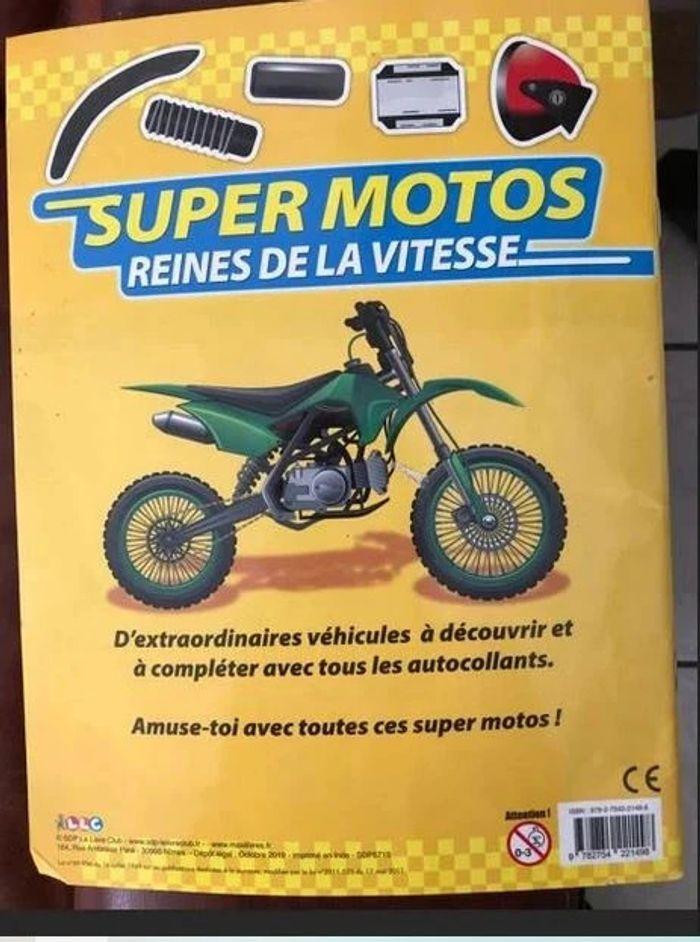 Livre album autocollants moto bon état - photo numéro 3