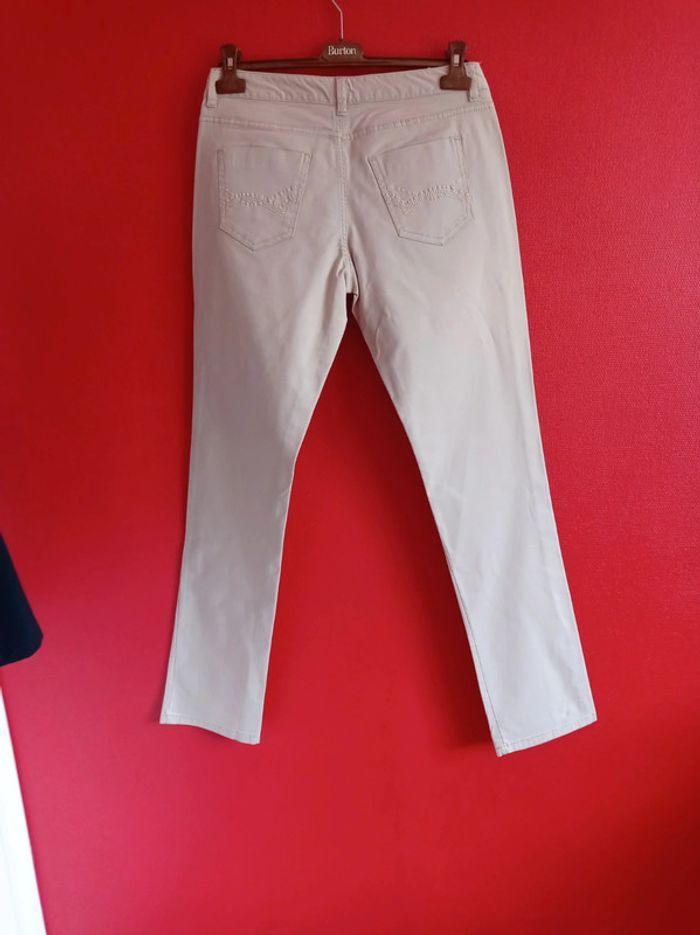 Pantalon Toile Taille 40 LH Crème - photo numéro 8