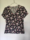 Tee shirt fleuri