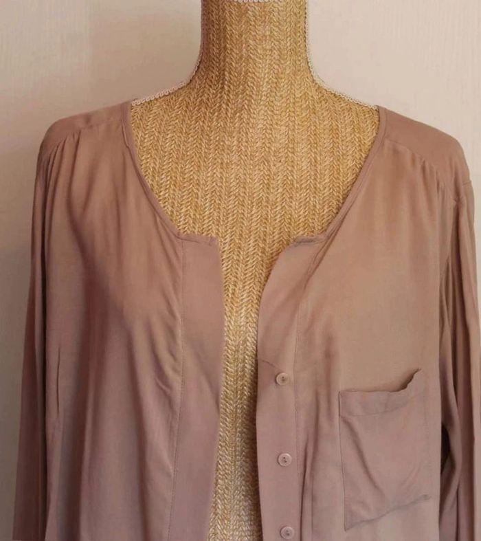 Chemise  légère - Beige  -  Manches  longues  -  Mim - 44 - photo numéro 10