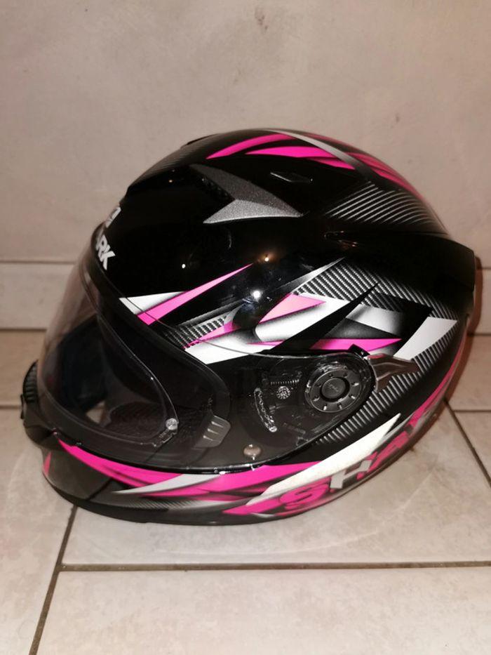 Casque shark rose - photo numéro 3