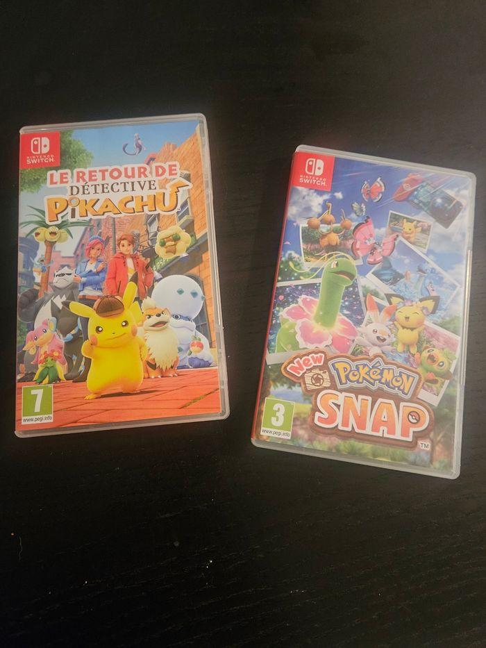 Lot de jeux switch pokemon - photo numéro 1