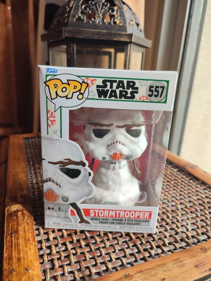 Funko pop star wars stormtrooper 557 noël neige - photo numéro 1