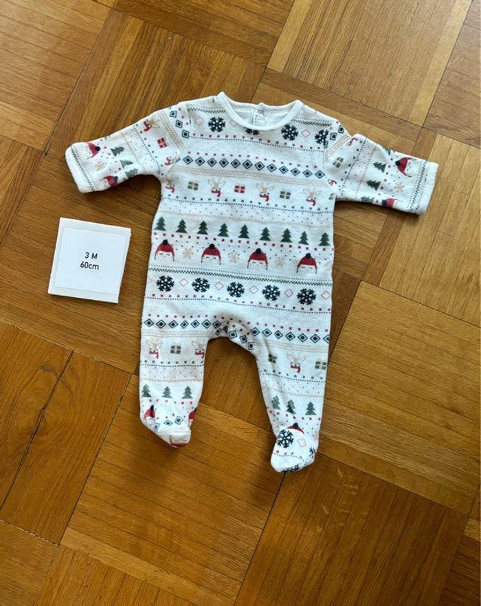 Lot de 10 pyjamas velours bébé 3 mois - photo numéro 9