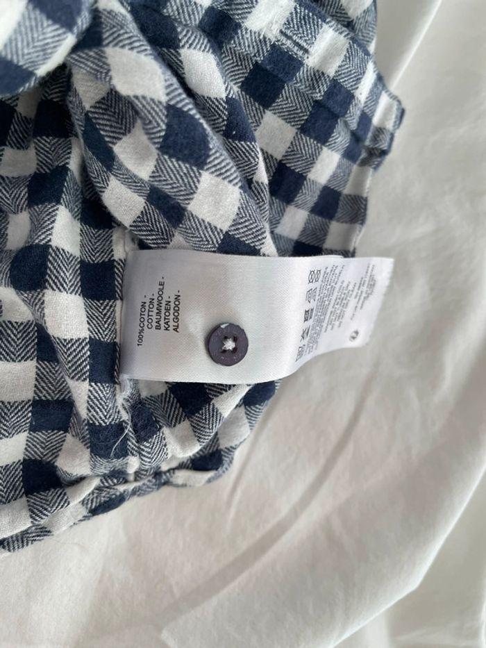 Chemise petits carreaux bleu et blanc Cyrillus - photo numéro 6