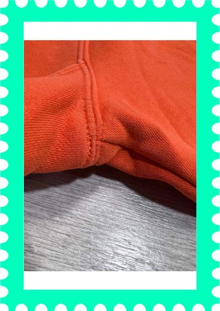 👕 Sweat à capuche Nike logo brodé Orange Taille S 👕 - photo numéro 12