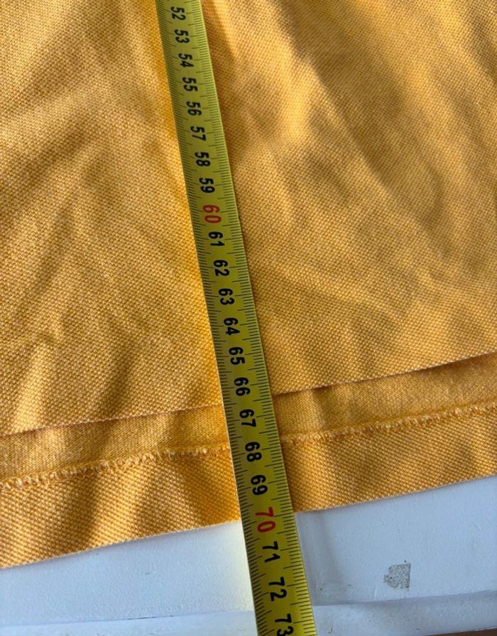 Polo manche longue Ralph Lauren jaune asymétrique taille M - photo numéro 13