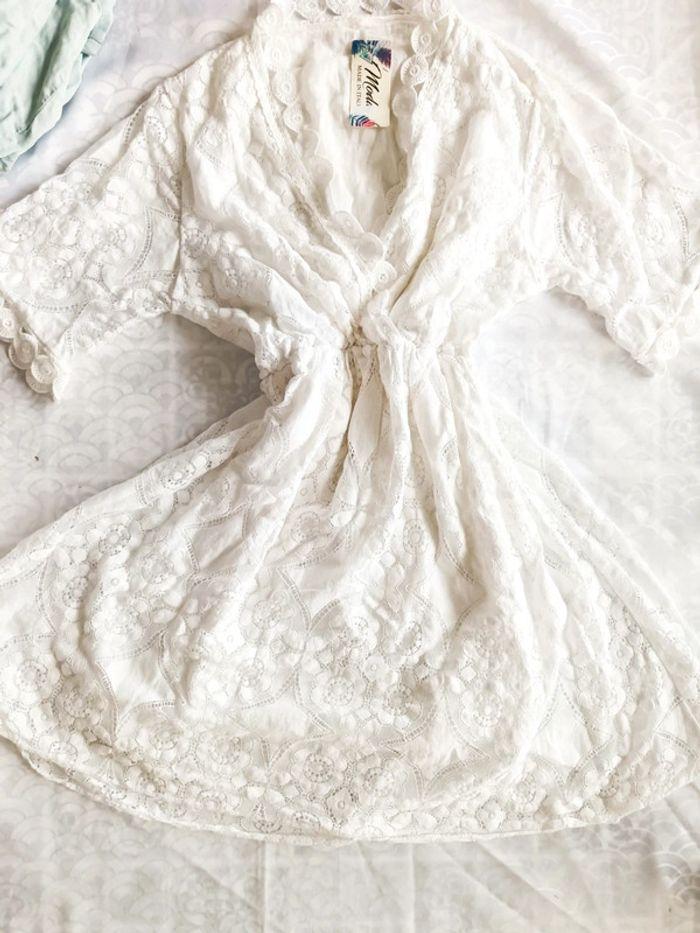 Robe dentelle blanche