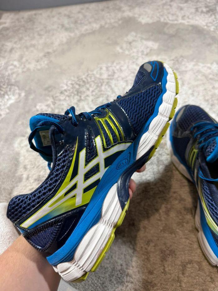 Asics Gel Nimbus 15 Blue & Green Running - photo numéro 14