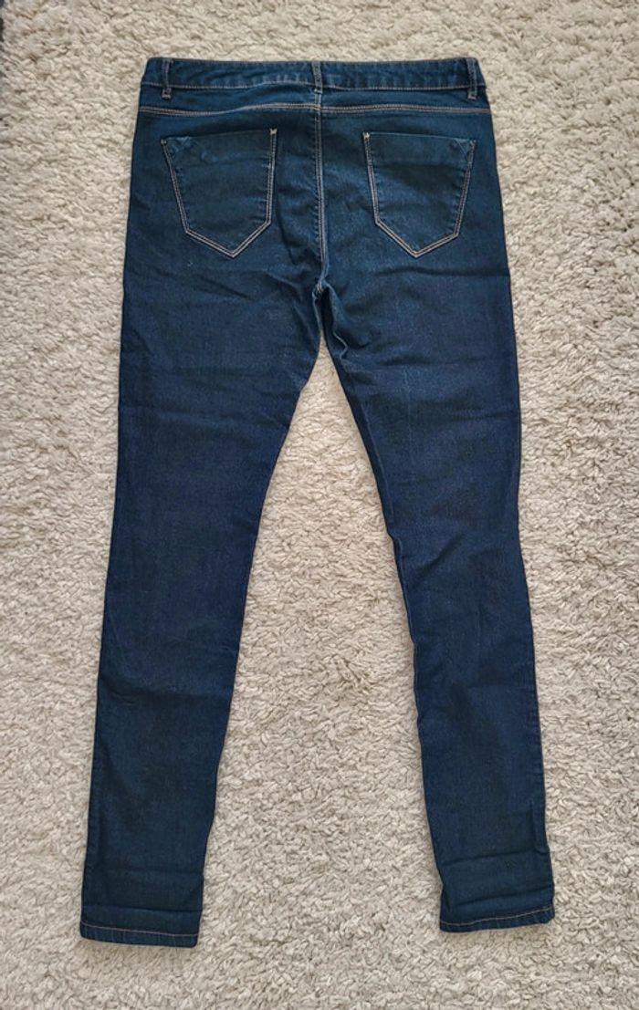 Jean skinny bleu foncé Camaïeu T.40 - photo numéro 9