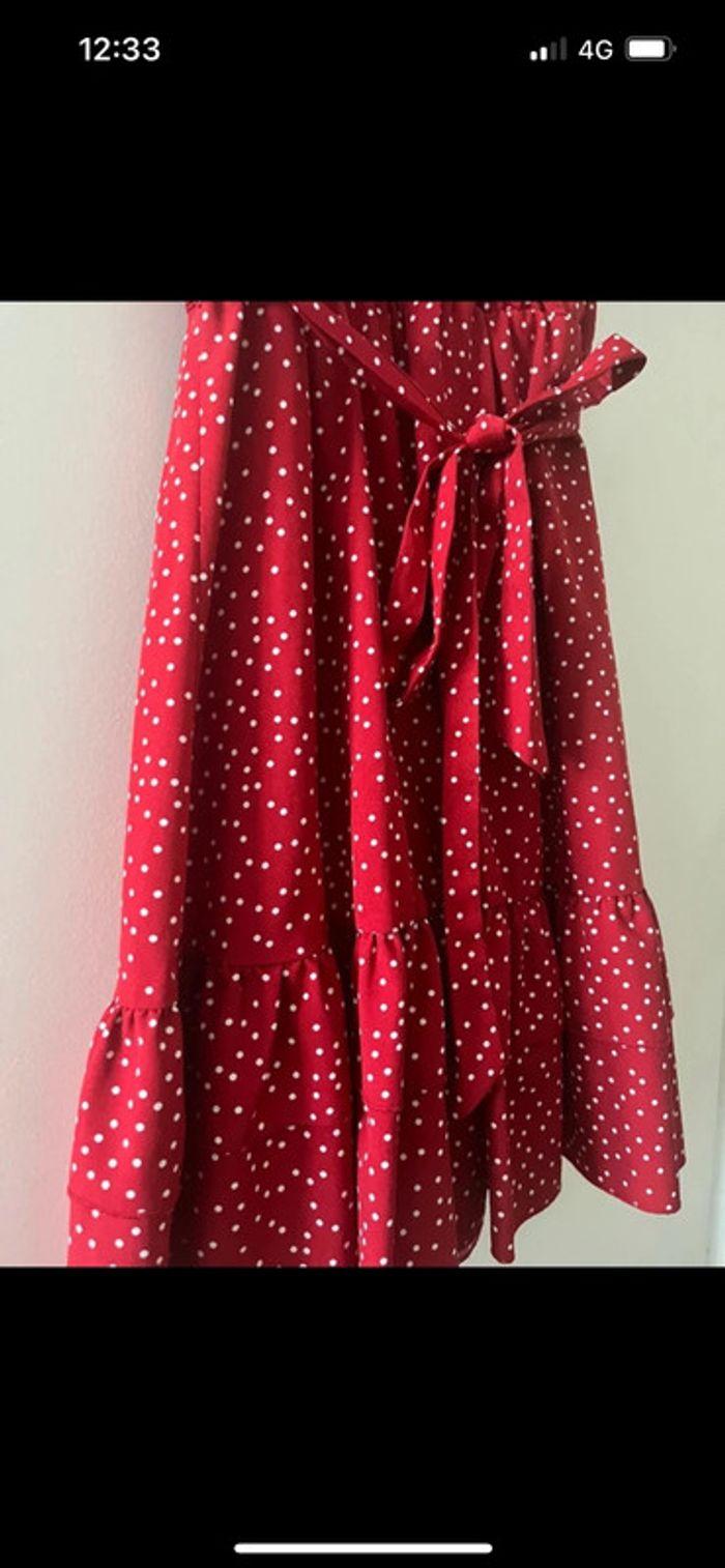 Robe à pois rouge shein - photo numéro 3