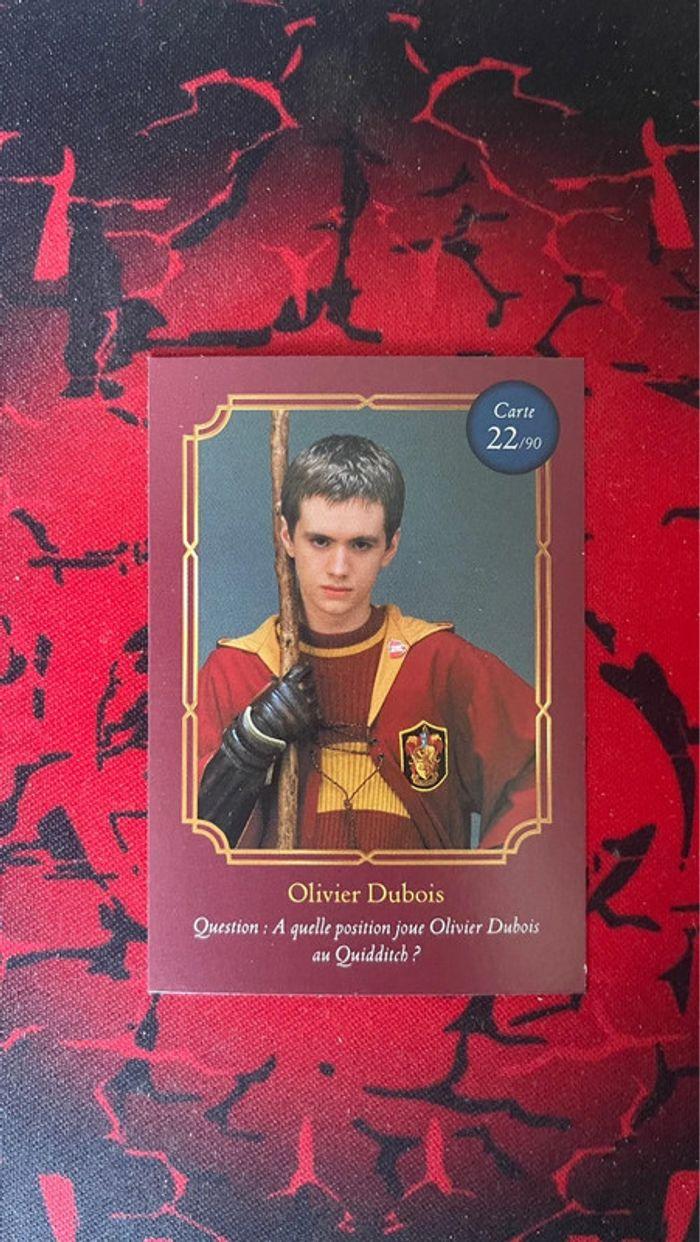 Carte Harry Potter Auchan - Olivier Dubois