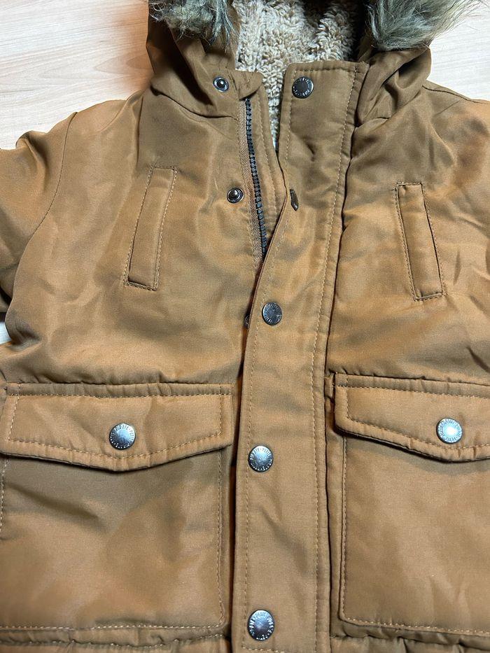 Manteau GEMO marron garçon taille 18 mois - photo numéro 2