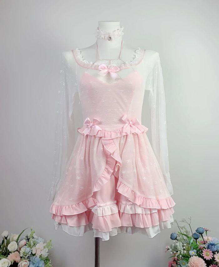 Dress Robe Pink Barbie Cute Kawaii Manga Anime Cosplay Lolita - photo numéro 1