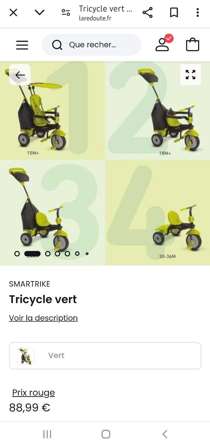 Tricycle évolutif - photo numéro 8