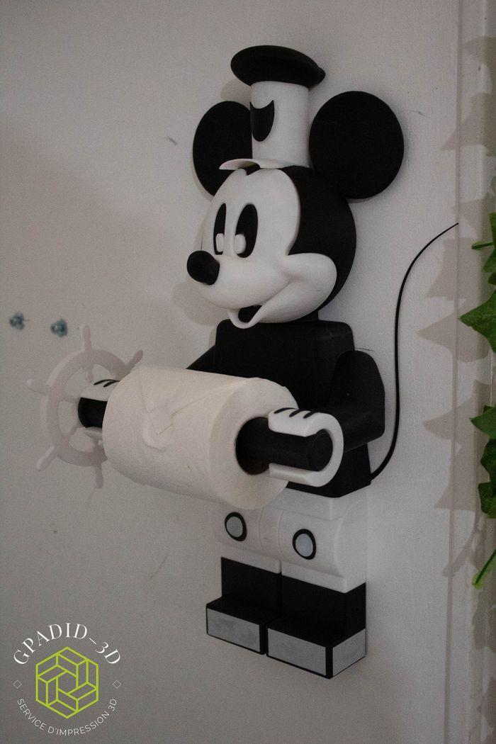 Dévidoir de papier toilette ou simple décoration murale dans un style Lego - photo numéro 5