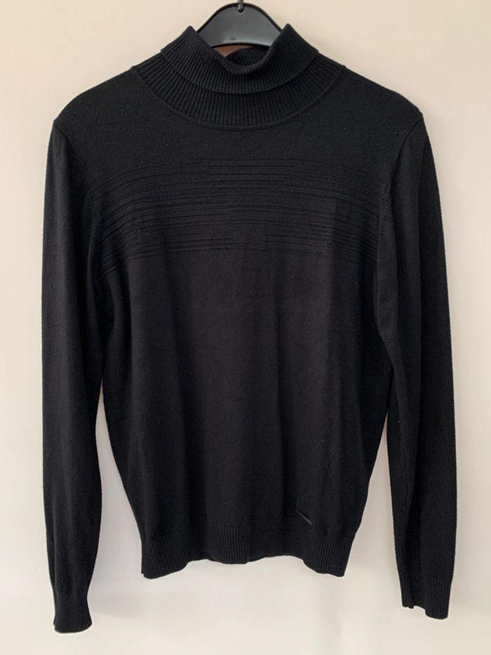 Pull noir homme mise au green  Taille M tbe - photo numéro 2