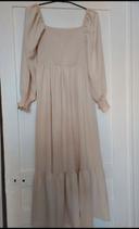 Robe longue nude