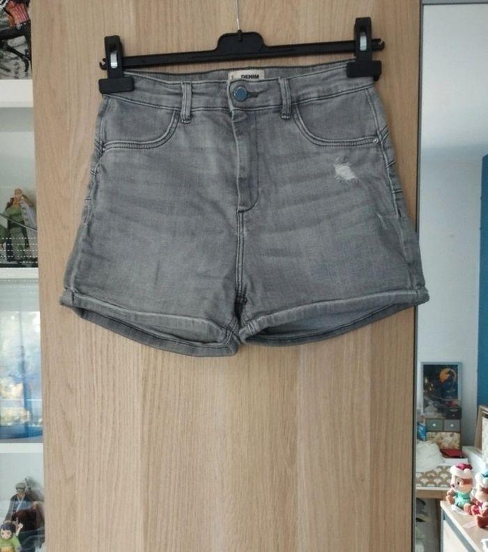 Short en jean gris denim collection Tally Weijl - Taille M 38