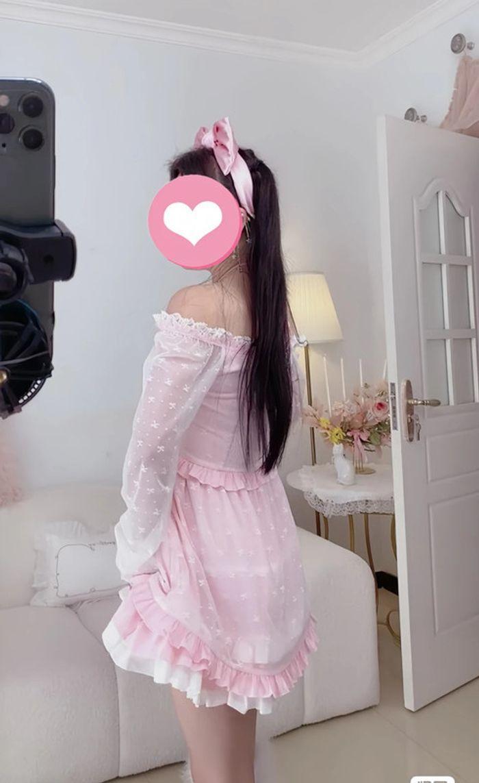 Dress Robe Pink Barbie Cute Kawaii Manga Anime Cosplay Lolita - photo numéro 12