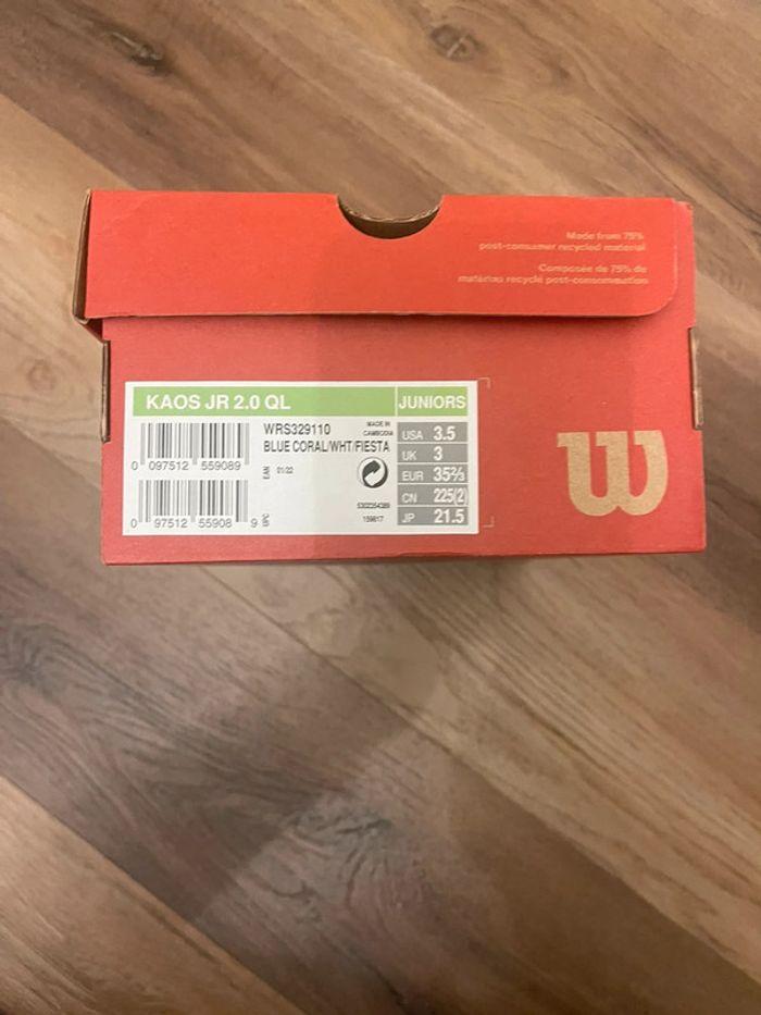 Wilson - chaussures de Tennis Junior mixte taille 35 2/3 - photo numéro 9