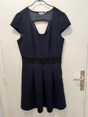 Robe Naf Naf bleue pailletée