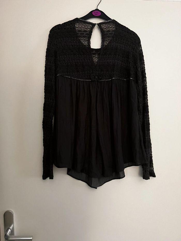 Blouse noire manches longues - photo numéro 2