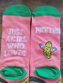 Chaussettes femme cornichon