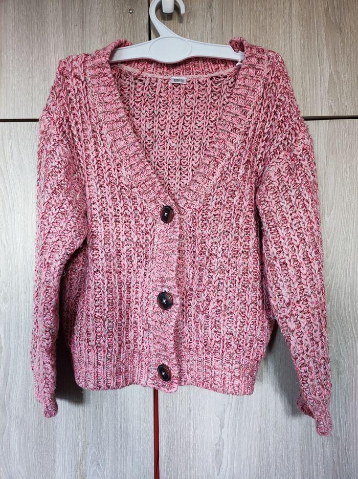 Gilet tricot rose 8 ans Zeeman - photo numéro 1