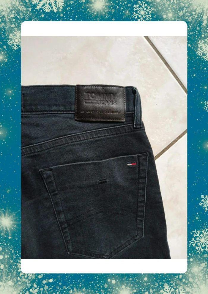 Jean slim noir tommy hilfiger W31 L34 noir - photo numéro 5