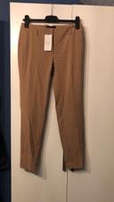 Pantalon coupe droite camel