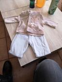 Pyjama 2 piece très chaud taille 3 mois