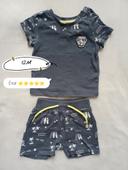 Ensemble t-shirt short Zeeman 74cm 12M