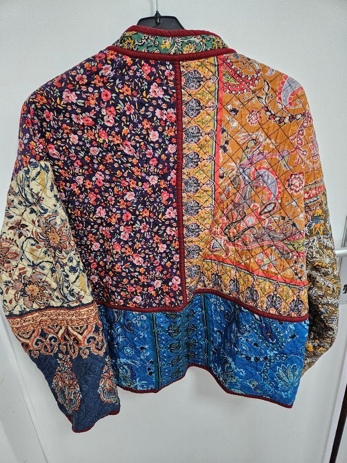 Veste patchwork zara - photo numéro 4