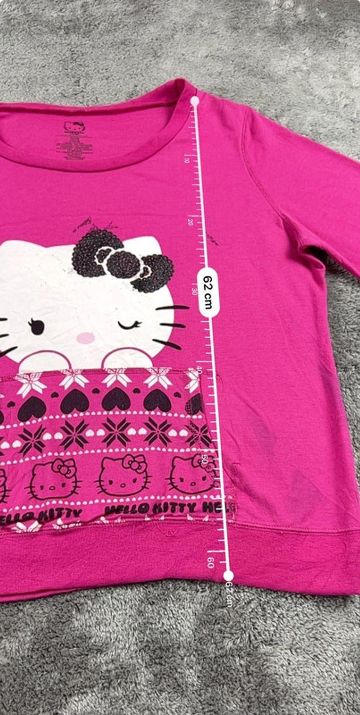 👕 Sweat Hello Kitty Rose Taille XL 👕 - photo numéro 3