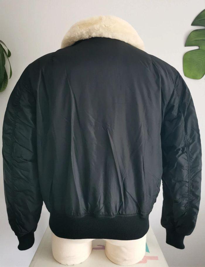 Veste noire blouson aviateur Alpha Industries Injector III Air Force Taille XL - photo numéro 8