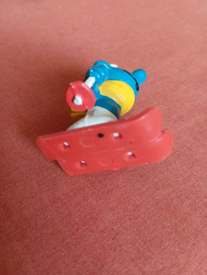 Le Schtroumpf skieur figurine des années 80 - photo numéro 7