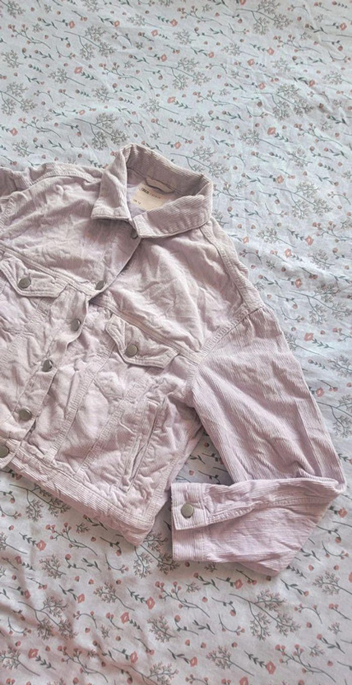 Veste blouson lila mauve pastel Asos Taille 40 - photo numéro 2