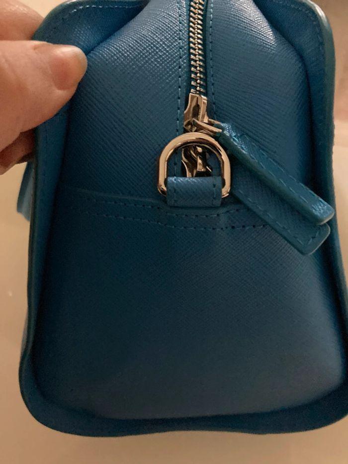 Sac Lancaster en cuir bleu neuf - photo numéro 11