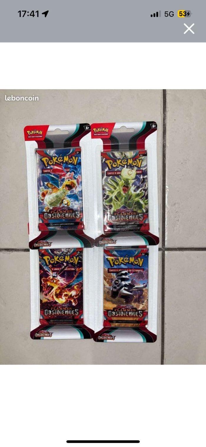 Art set Pokémon flammes obsidiennes