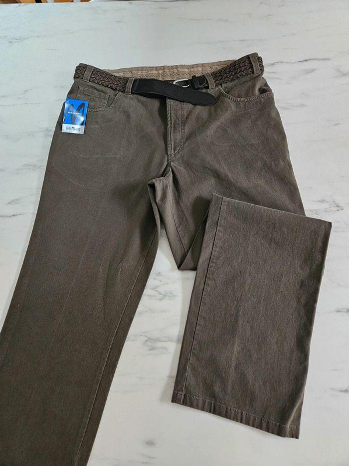 Luigi Morini pantalon kaki taille 48 - photo numéro 1