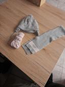 Ensemble bonnet écharpe gants