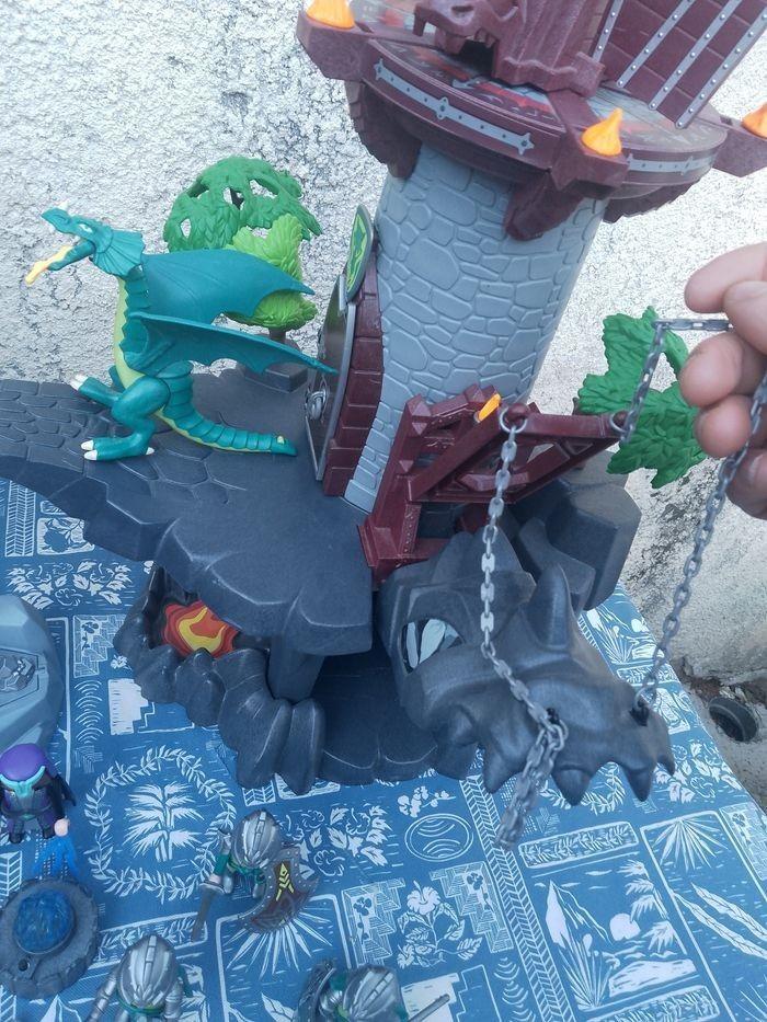 Playmobil chevalier château fort médiéval dragon - photo numéro 5