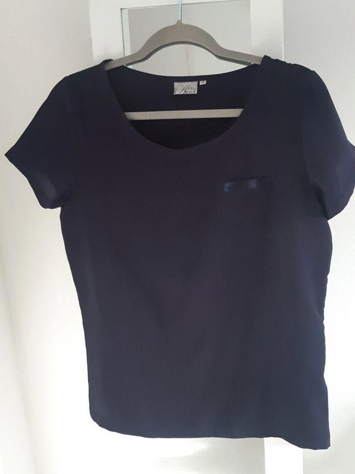 Blouse bleu nuit T. S/M - photo numéro 1