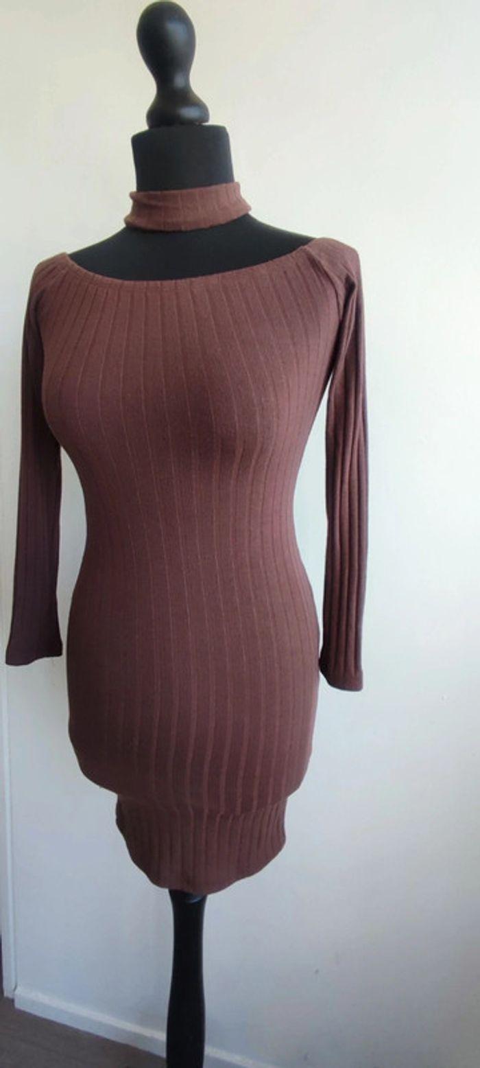 🎀 Robe originale marron Taille S Comme Neuve - photo numéro 2