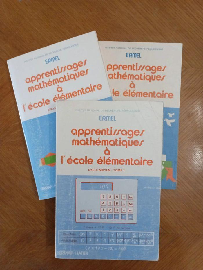 Ermel apprentissage mathématiques à l'école élémentaire cycle moyen 3 tomes - photo numéro 1