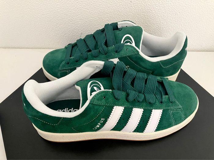 Adidas Originals Campus 00s Dark Green / Cloud White - photo numéro 5