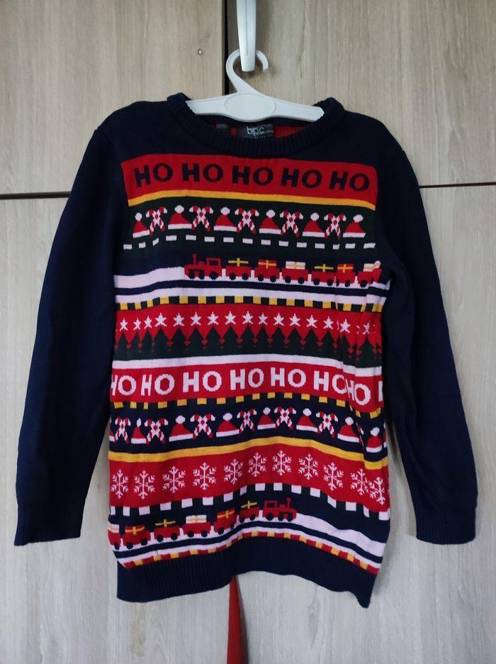 Pull noël rétro ho ho ho 8 ans Bpc - photo numéro 1