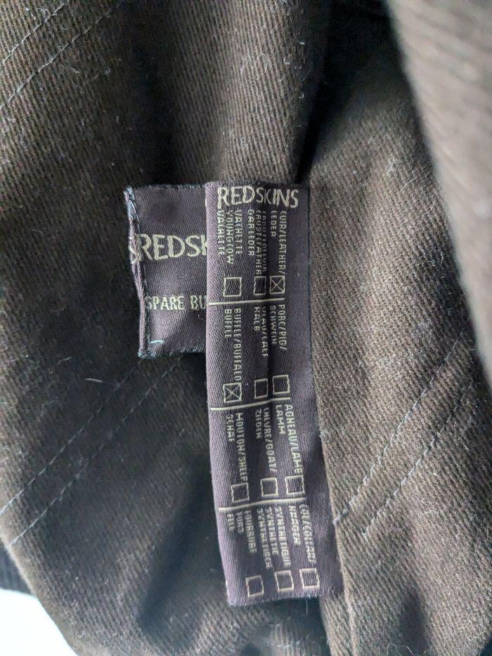 Veste cuir redskins aviateur - photo numéro 4